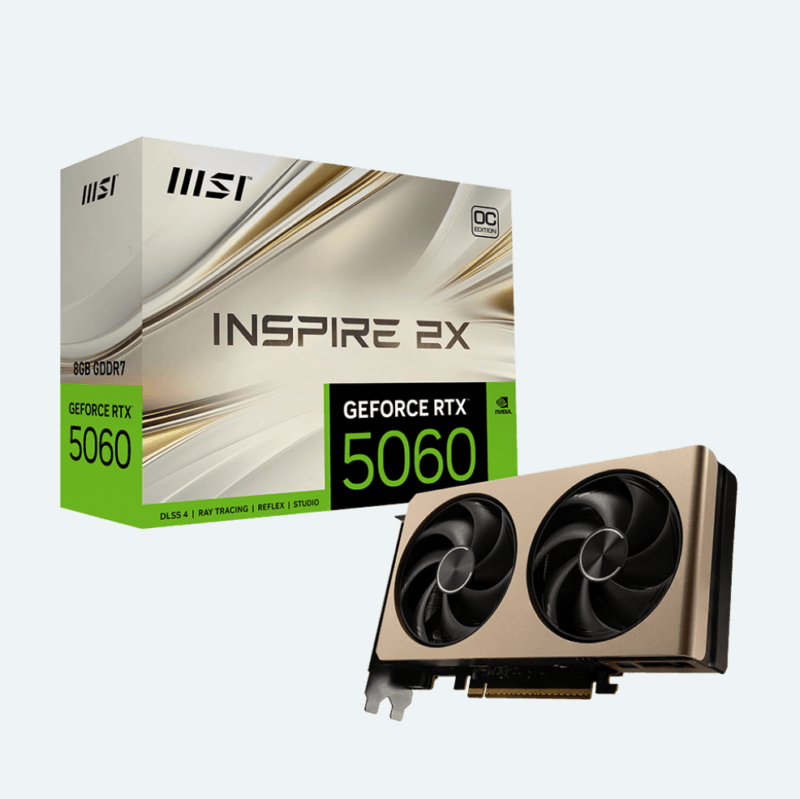 MSI GeForce RTX™ 5060 8GB INSPIRE 2X OC