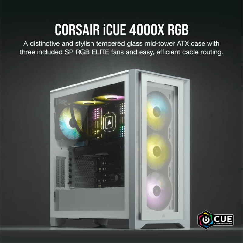 Corsair iCUE 4000X RGB White