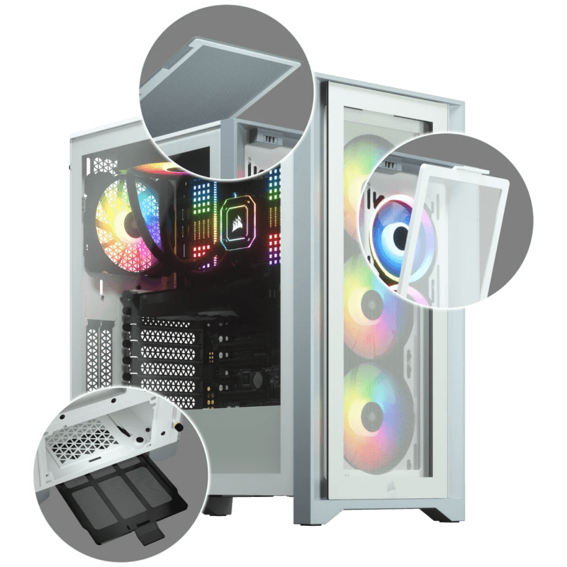 Corsair iCUE 4000X RGB White