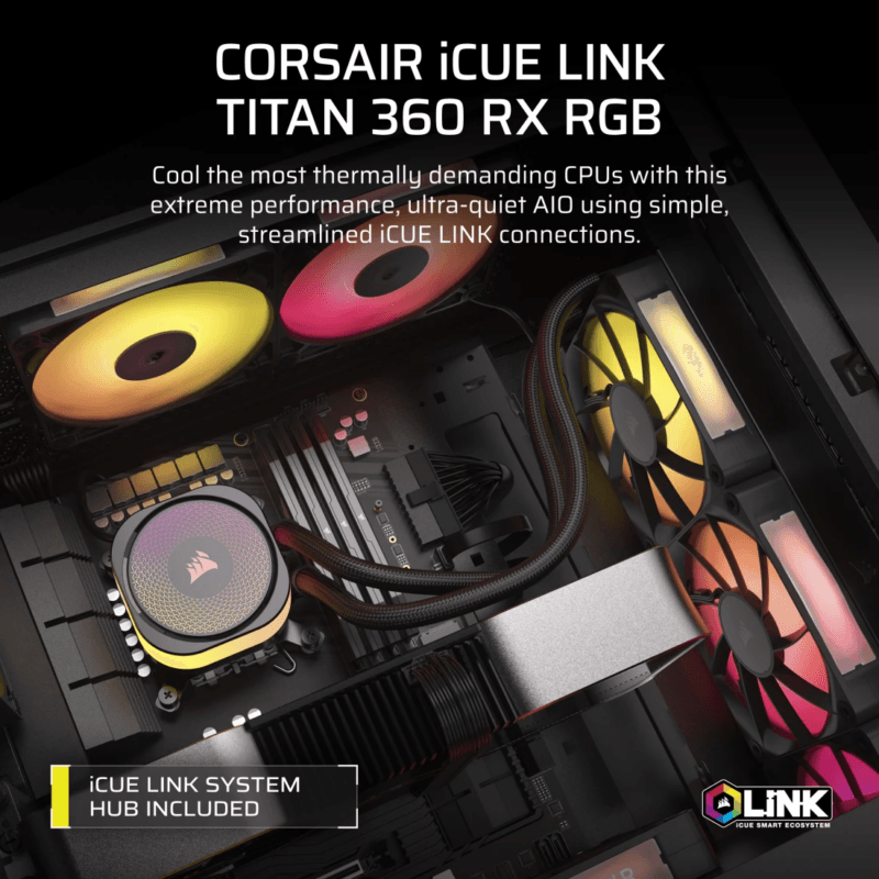 Corsair iCUE LINK TITAN 360 RX RGB