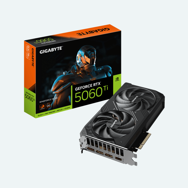 Gigabyte GeForce RTX™ 5060 Ti WINDFORCE OC 8GB