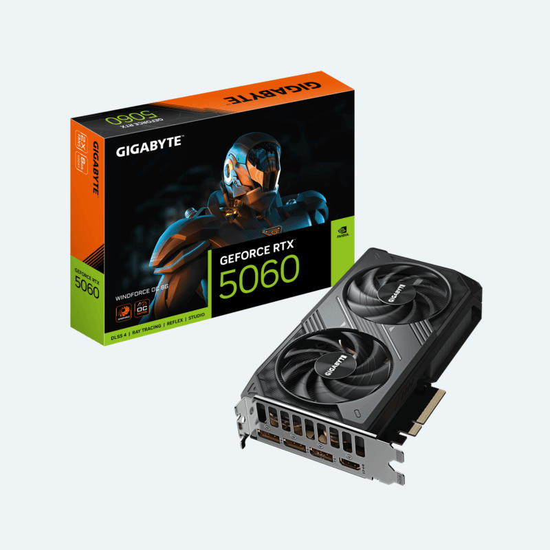 Gigabyte GeForce RTX™ 5060 WINDFORCE OC 8GB