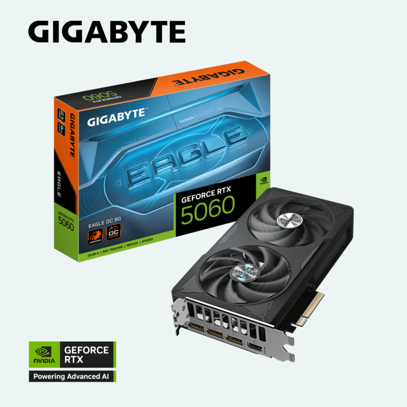 Gigabyte GeForce RTX™ 5060 EAGLE OC 8GB