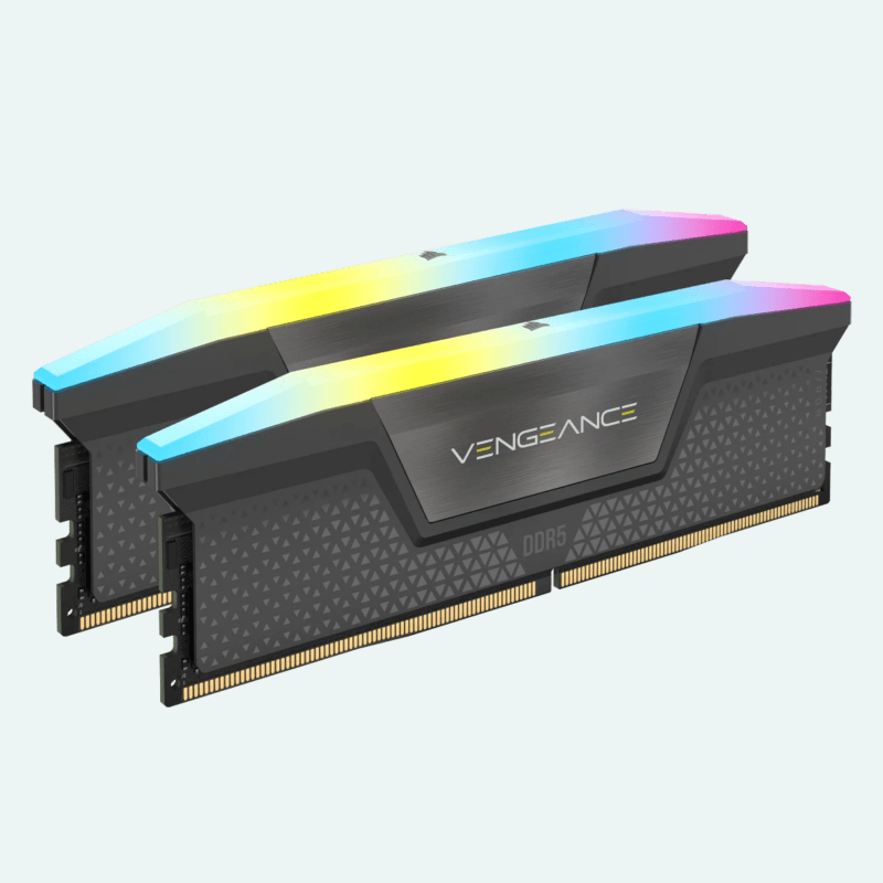 Corsair VENGEANCE® RGB 32GB (2x16GB) DDR5 DRAM 6400MT/s CL36