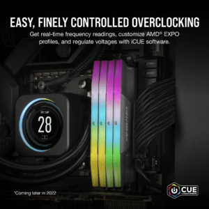 Corsair VENGEANCE® RGB 32GB (2x16GB) DDR5 DRAM 6400MT/s CL36
