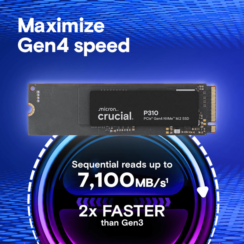 Crucial P310 1TB PCIe 4.0