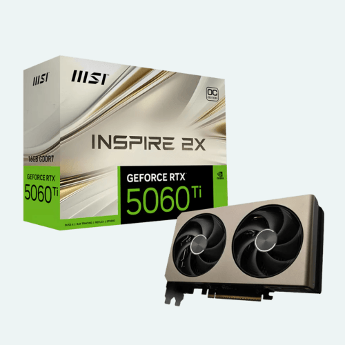 MSI GeForce RTX™ 5060 Ti 16GB INSPIRE 2X OC